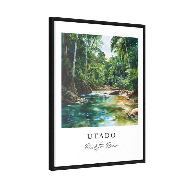 Utado wall art - Puerto Rico, Utado print, Wedding gift, Utado PR Birthday present, Utado Custom Text, Perfect Gift