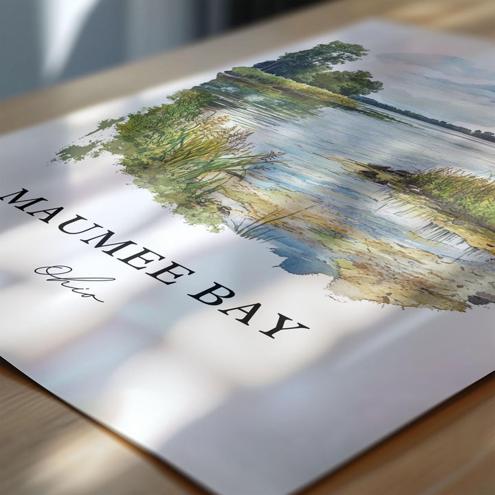 Maumee Bay Wall Art - Ohio Print