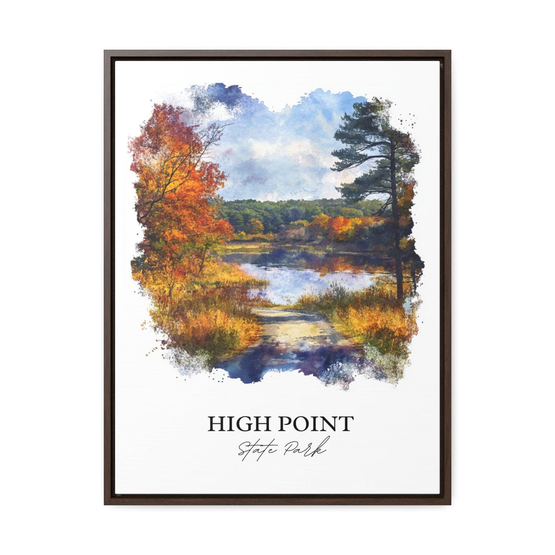 High Point State Park Art, Sussex County Print, NJ Watercolor Art, High Point Park Gift, Travel Print, Travel Poster, Housewarming Gift
