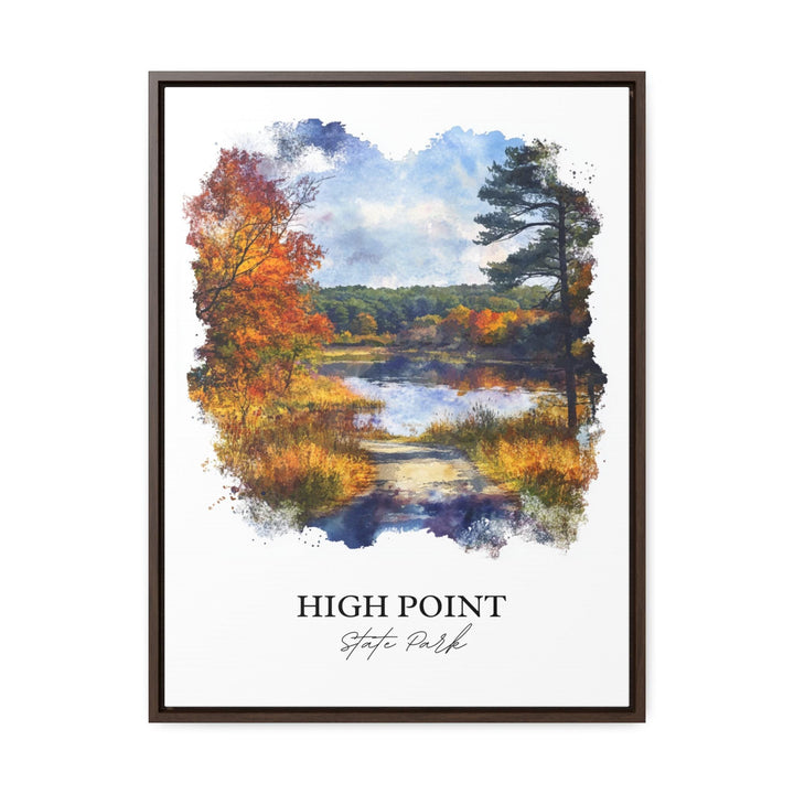 High Point State Park Art, Sussex County Print, NJ Watercolor Art, High Point Park Gift, Travel Print, Travel Poster, Housewarming Gift