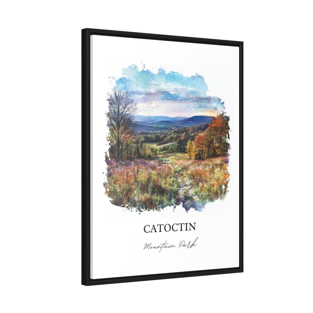 Catoctin National Park Art, Monocacy Valley Print, Maryland Watercolor Art, Catoctin Gift, Travel Print, Travel Poster, Housewarming Gift