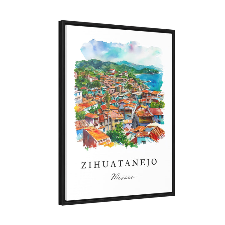 Zihuatanejo Mexico wall art - Mexico, Zihuatanejo print, Zihuatanejo Wedding gift, Birthday present, Custom Text, Perfect Gift