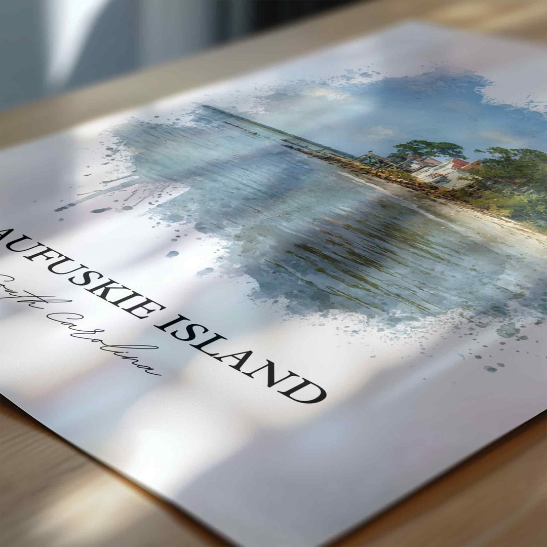 Daufuskie Island, SC – Watercolor Art Print
