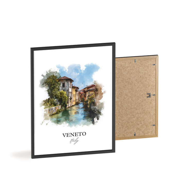 Veneto Italy Wall Art, Italy Print, Italy Watercolor Art, Veneto Italy Gift, Italia Travel Print, Travel Poster, Housewarming Gift