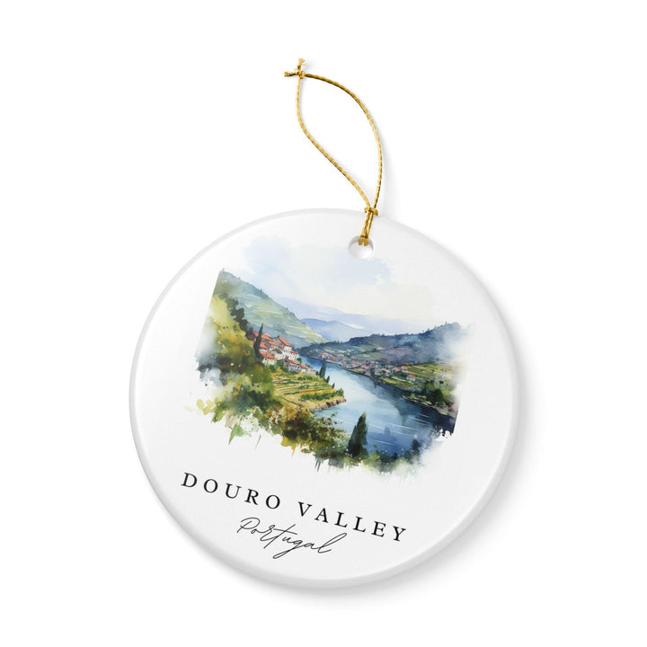 Douro Valley Ornament: Unique Douro Valley Souvenir, Portugal Xmas Decor, and Authentic Douro Valley Gift