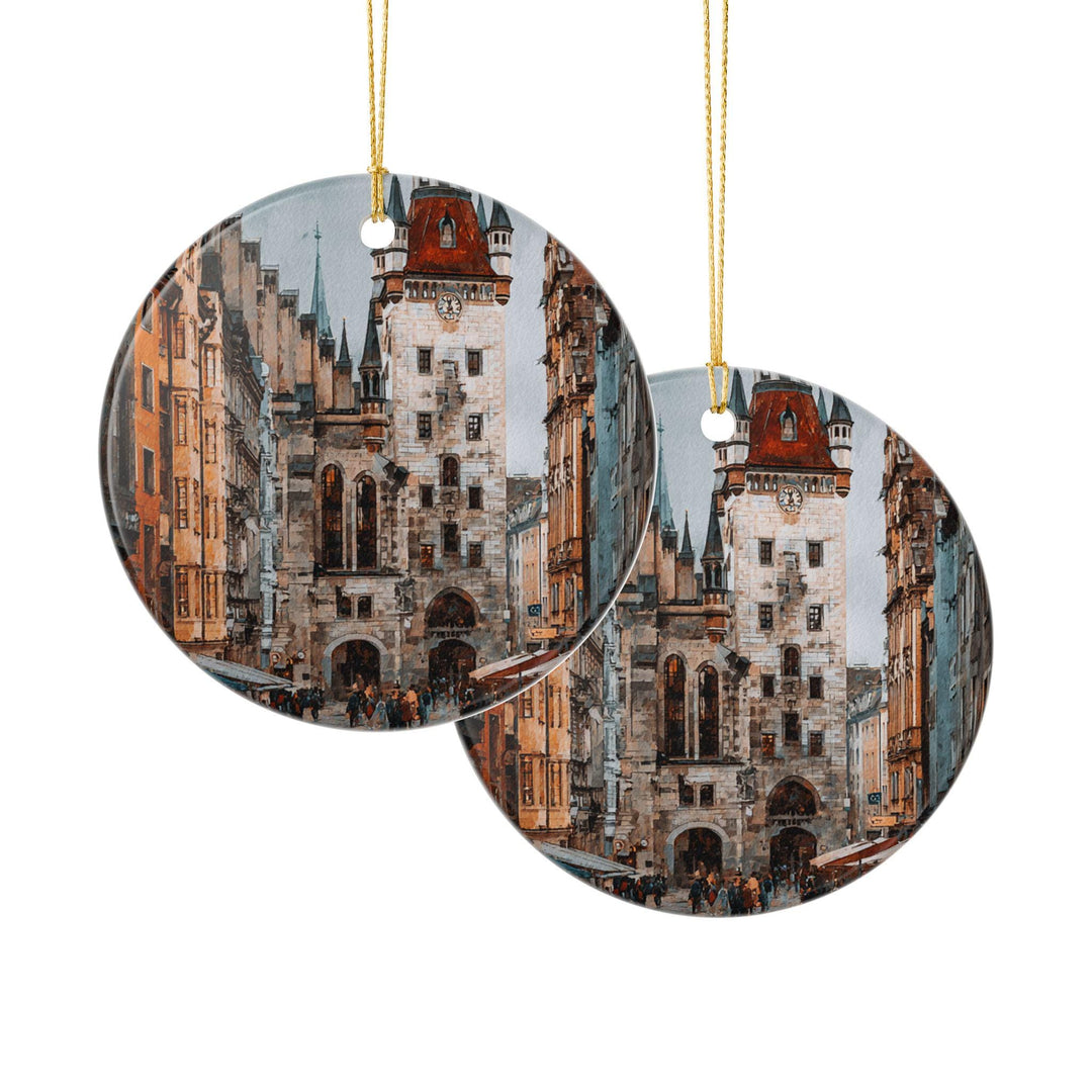 Munich Germany Ornament: Unique Munich Souvenir, Munich Xmas Decor, and Authentic Munich Germany Gift