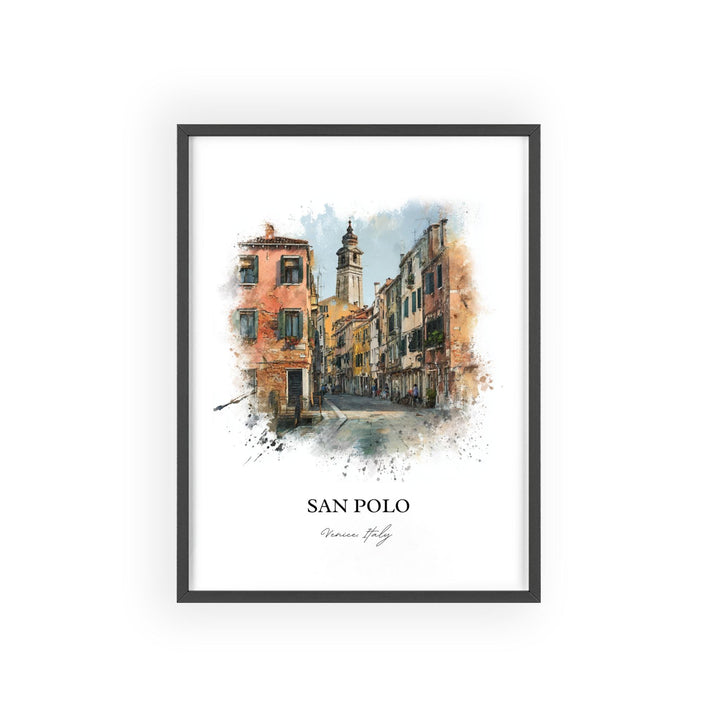 San Polo, Italy – Watercolor Art Print
