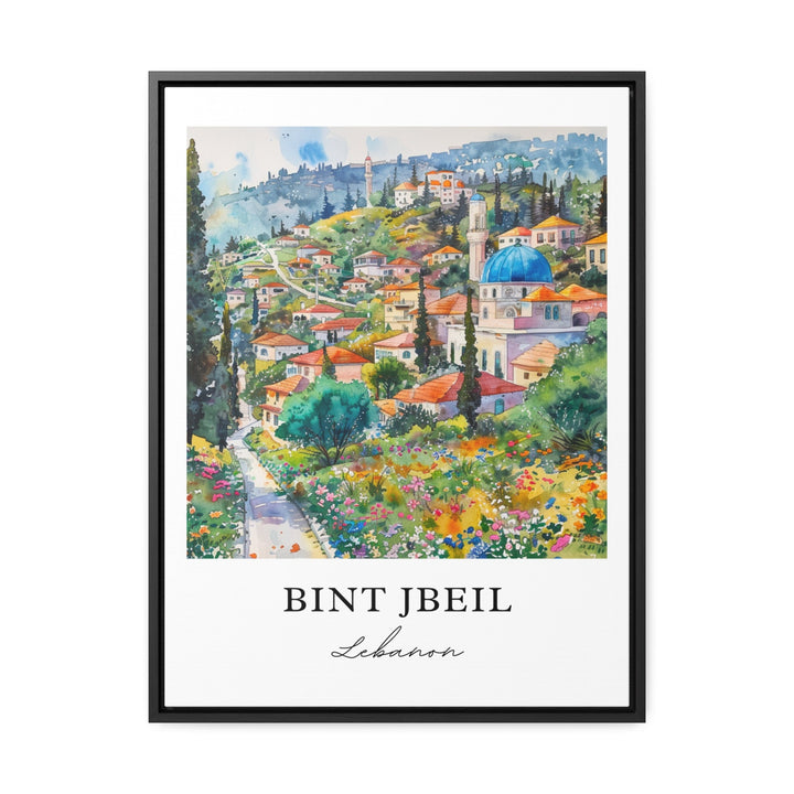 Bint Jbeil Wall Art - Lebanon Village Print