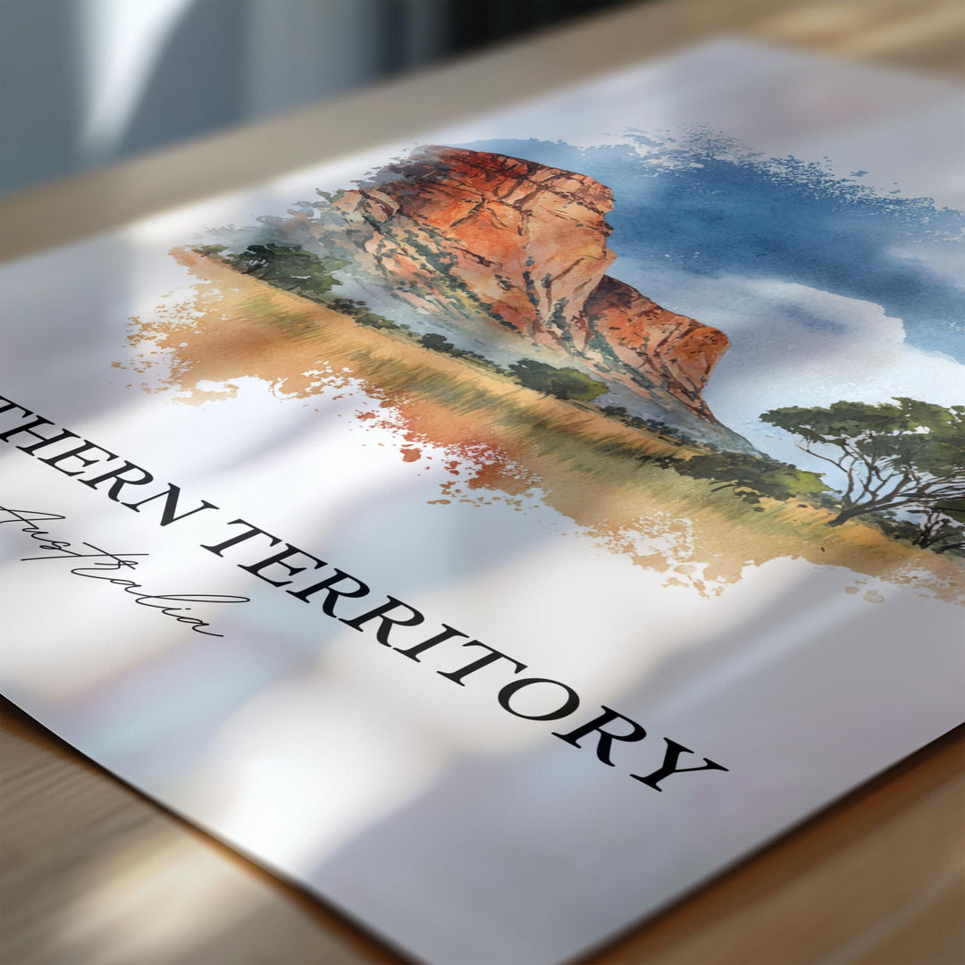 Northern Territory Australia Art, Australia Print, Australia Art, Northern Australia Gift, Travel Print, Travel Poster, Housewarming Gift