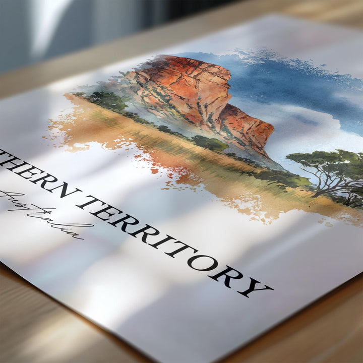 Northern Territory Australia Art, Australia Print, Australia Art, Northern Australia Gift, Travel Print, Travel Poster, Housewarming Gift
