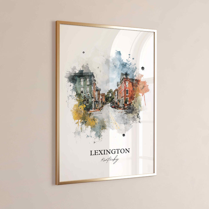 Lexington, Kentucky – Watercolor Art Print