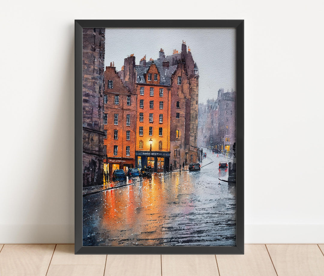 Edinburgh, Scotland – Watercolor Art Print