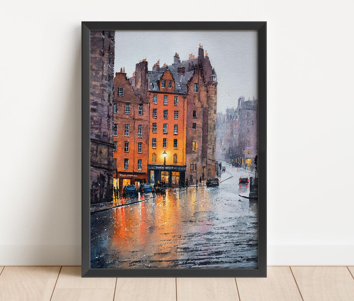Edinburgh, Scotland – Watercolor Art Print
