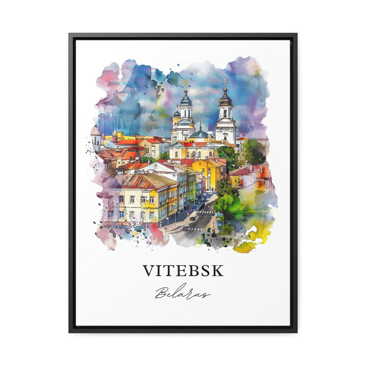 Vitebsk Wall Art, Vitebsk Belarus Print, Vitebsk Watercolor, Vitebsk Belarus Gift,