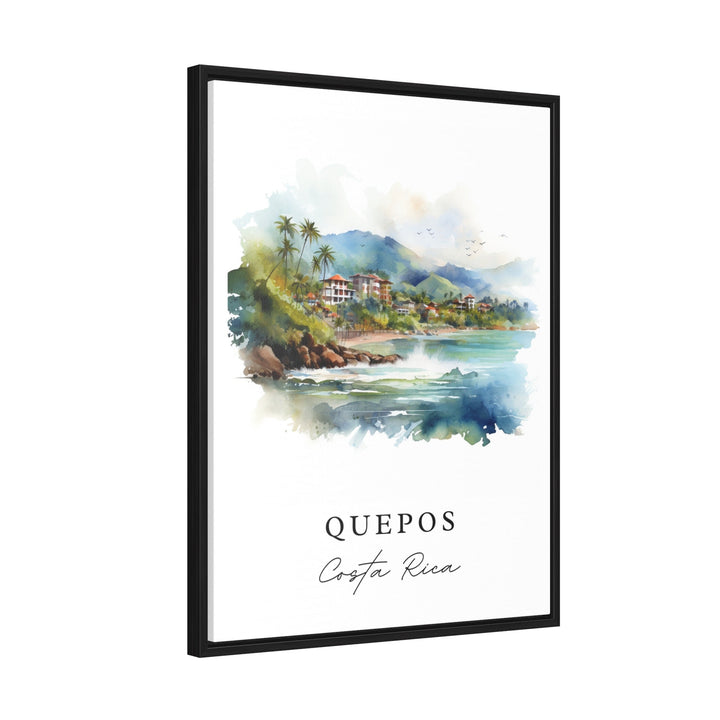 Quepos Costa Rica wall art - Costa Rica, Quepos poster print, Quepos Wedding gift, Birthday present, Custom Text, Perfect Gift