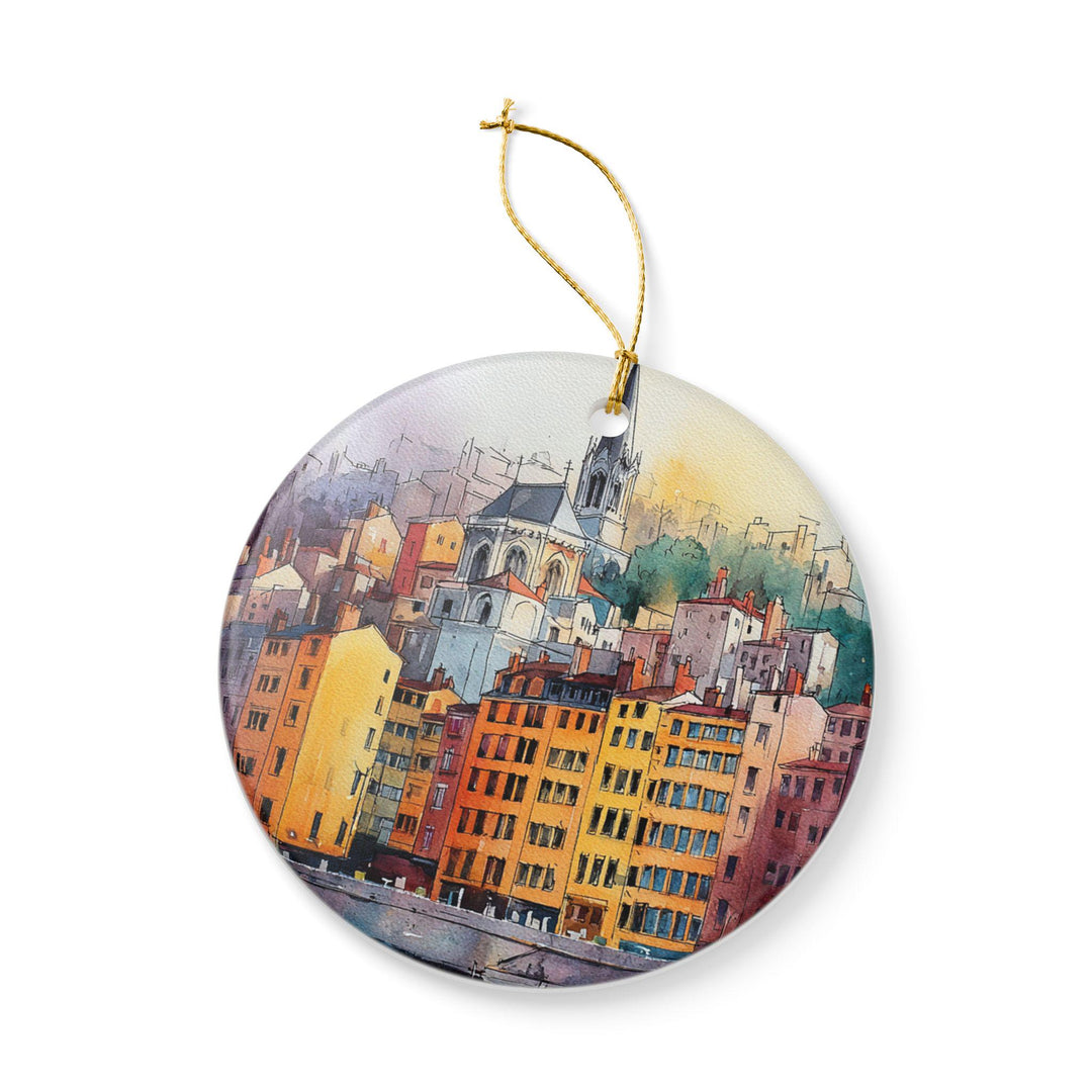 Lyon France Ornament: Unique Lyon Souvenir, Lyon France Xmas Decor, and Authentic Lyon France Gift