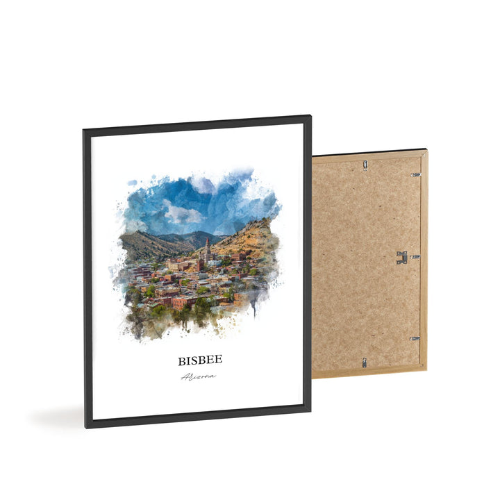 Bisbee, Arizona – Watercolor Art Print