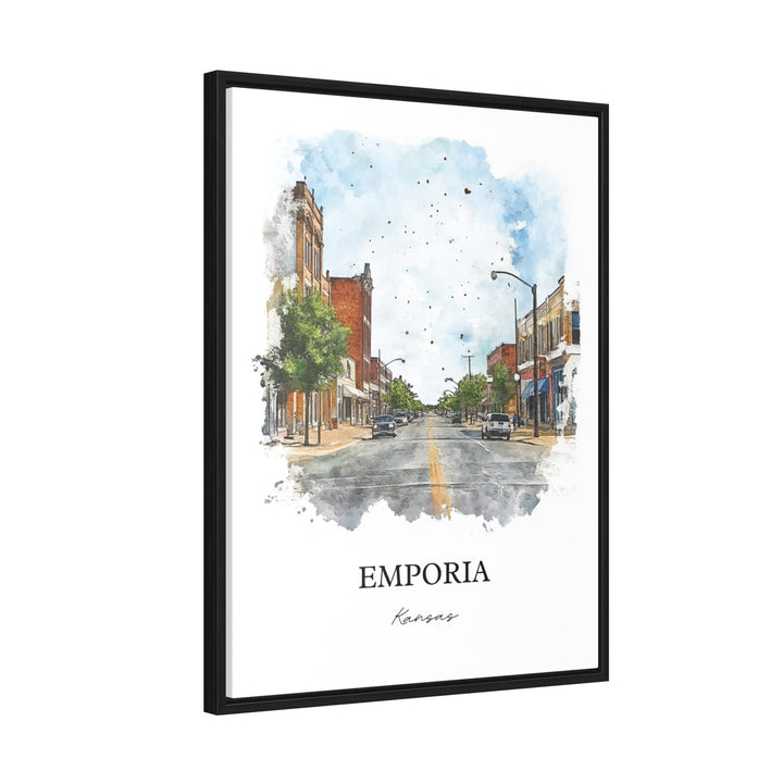 Emporia, Kansas – Watercolor Art Print