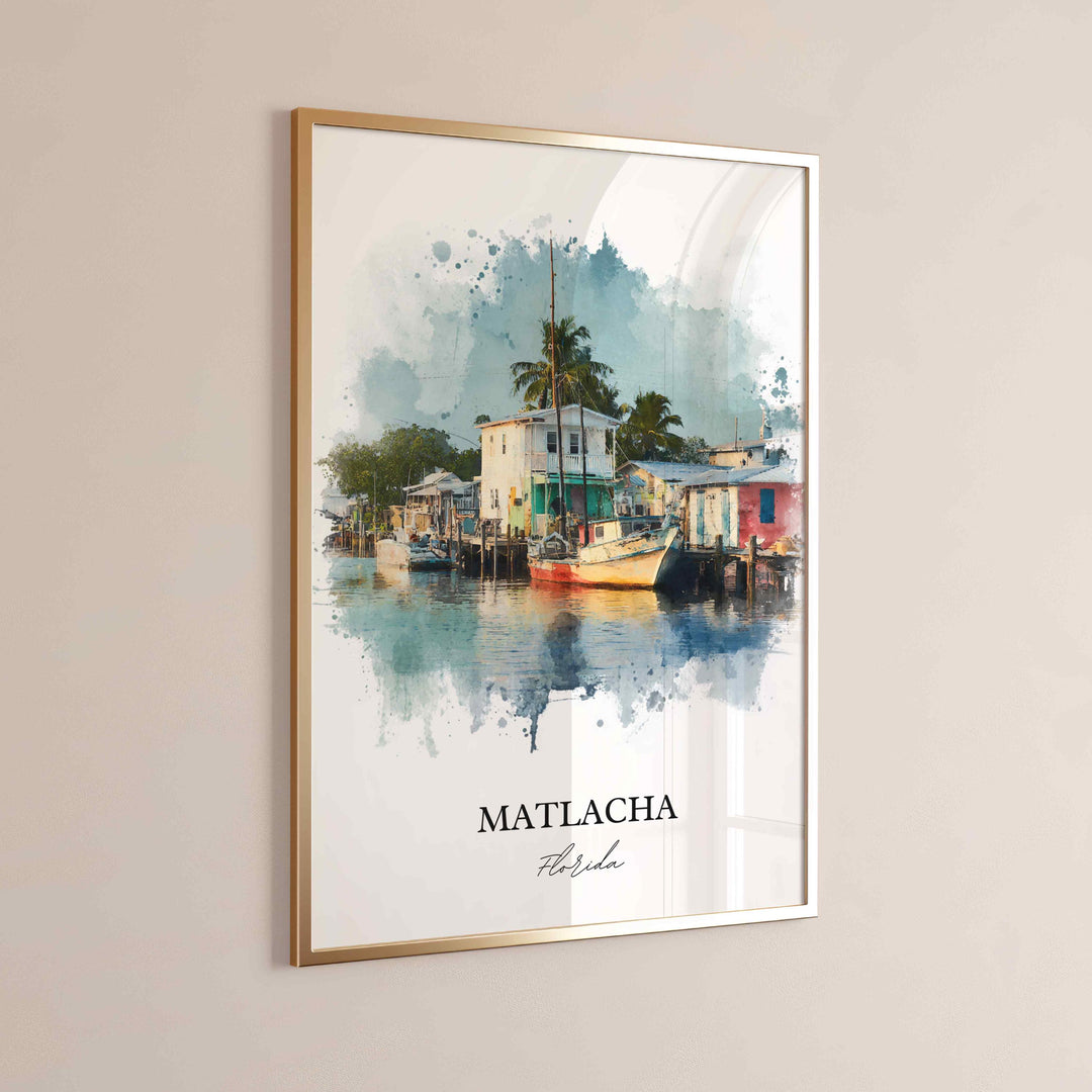 Matlacha, Florida – Watercolor Art Print