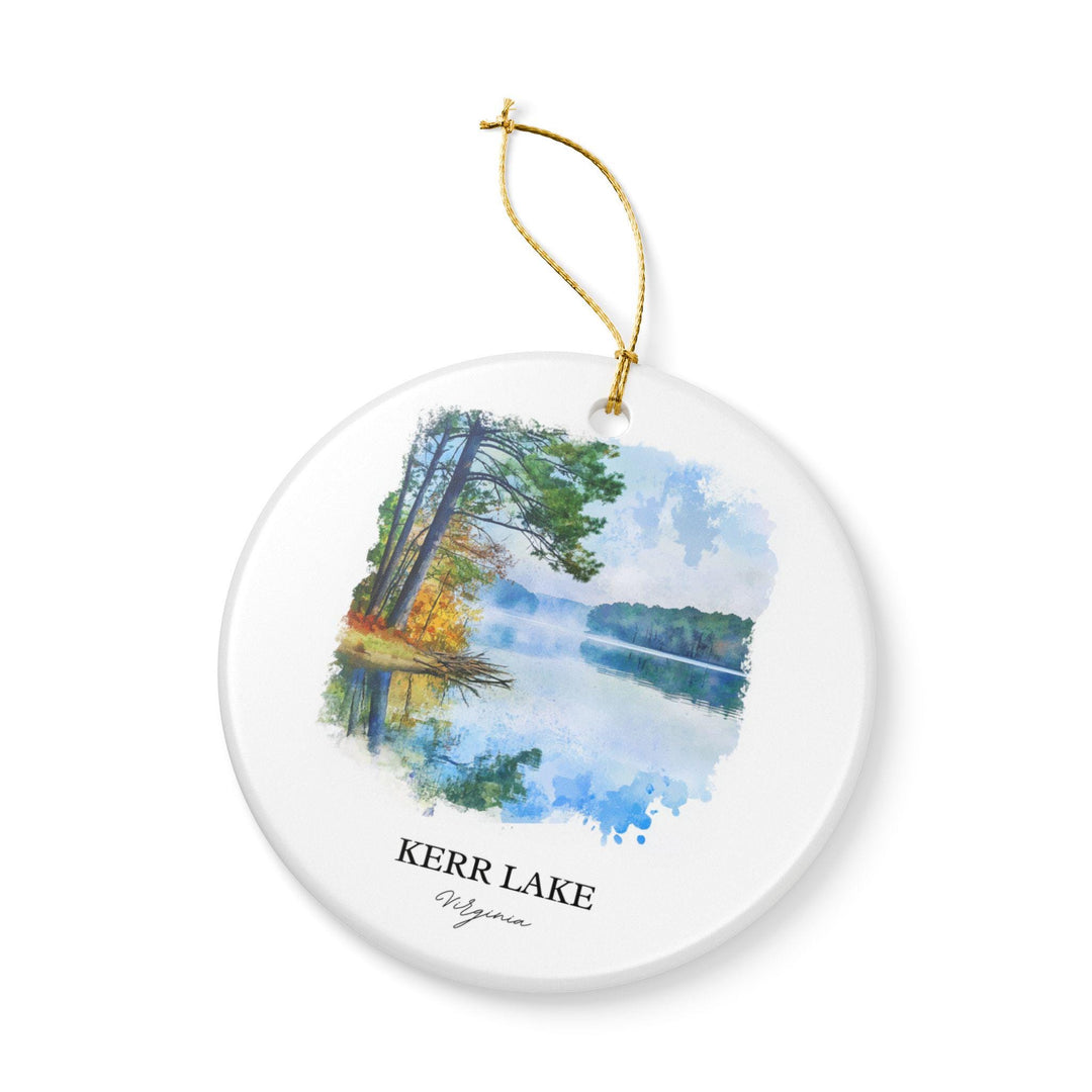 Kerr Lake Virginia Ornament: Unique Kerr Lake Souvenir, Kerr Lake Xmas Decor, and Authentic Kerr Lake VA Gift