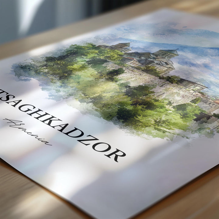 Tsaghkadzor, Armenia – Watercolor Art Print