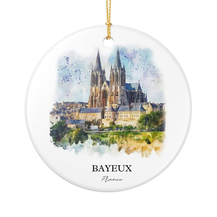 Bayeux France Ornament: Unique Bayeux Souvenir, Bayeux Xmas Decor, and Authentic Bayeux France Gift