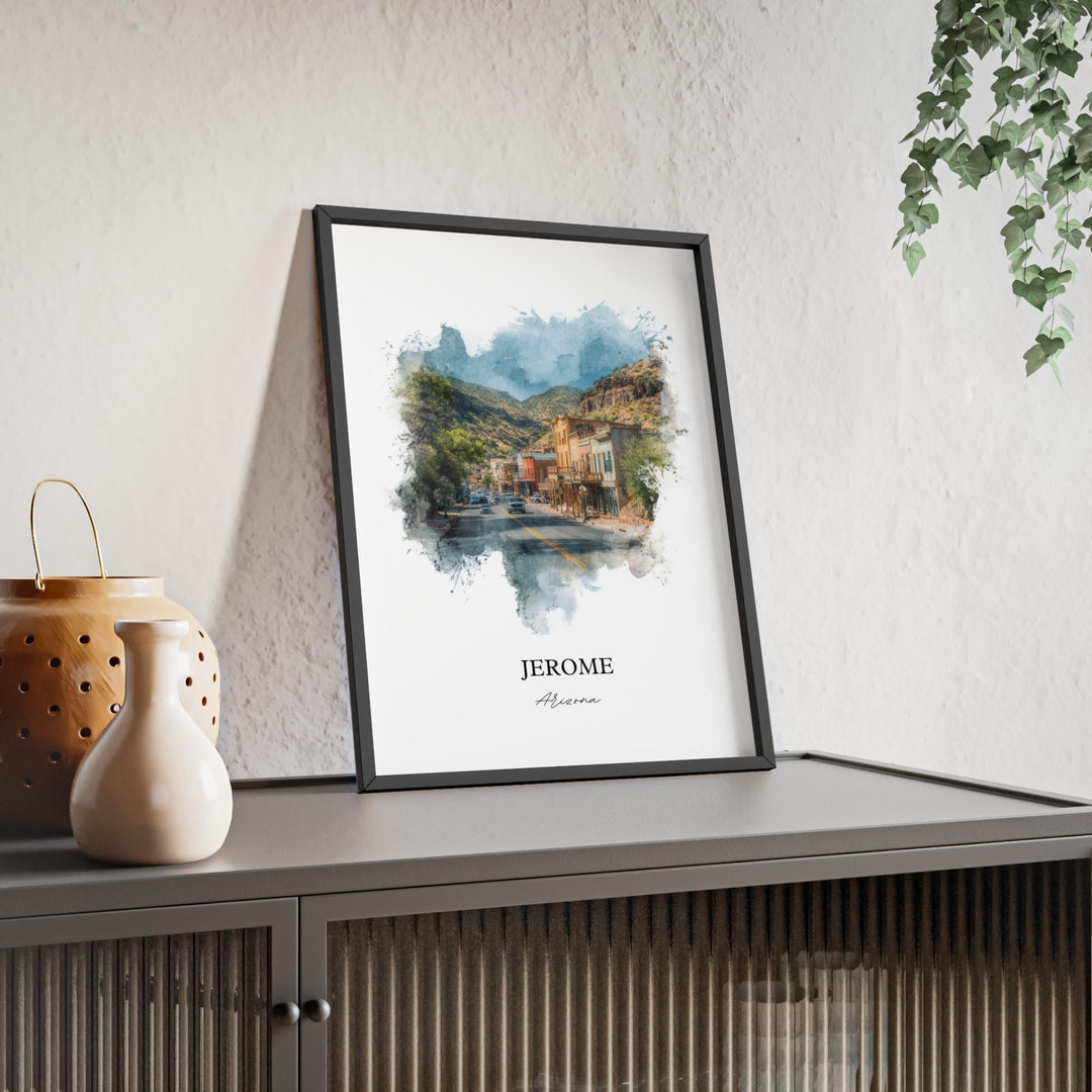 Jerome, Arizona – Watercolor Art Print