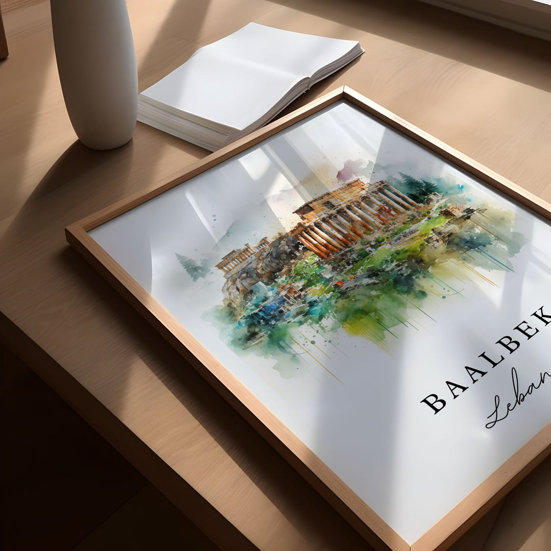 Baalbek Wall Art - Lebanon Print