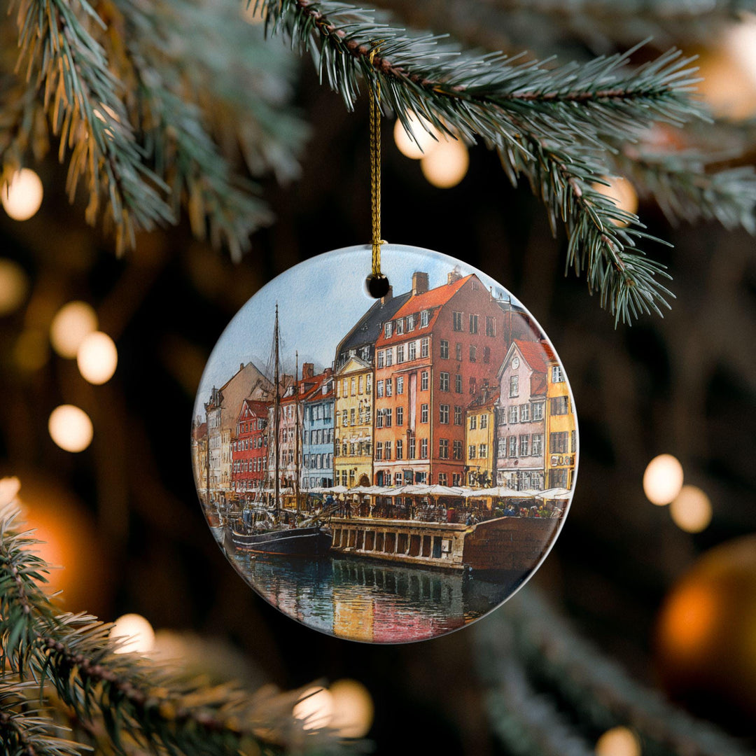 Copenhagen Ornament: Unique Copenhagen Souvenir, Copenhagen Xmas Decor, and Authentic Copenhagen Denmark Gift