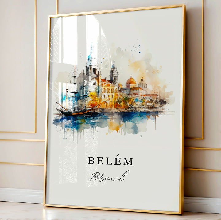 Belem Wall Art - Brazil Print