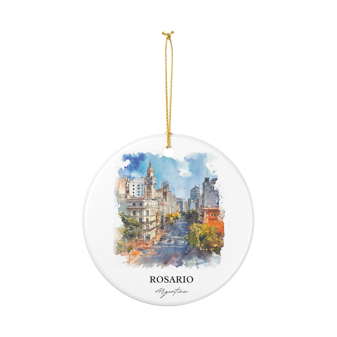 Rosario Argentina Ornament: Unique Rosario Souvenir, Rosario Argentina Xmas Decor, and Authentic Argentina Gift