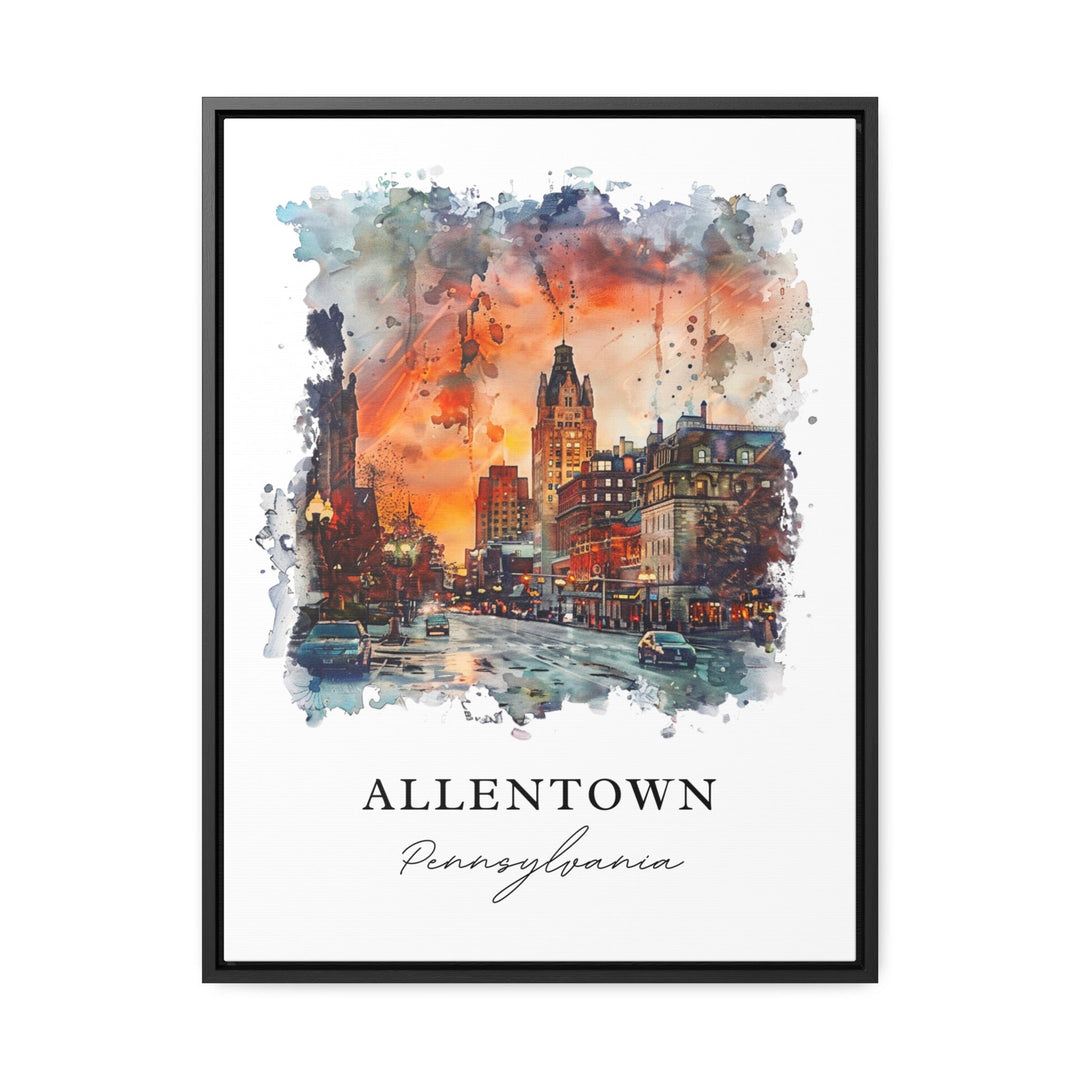 Allentown Wall Art - Pennsylvania Print