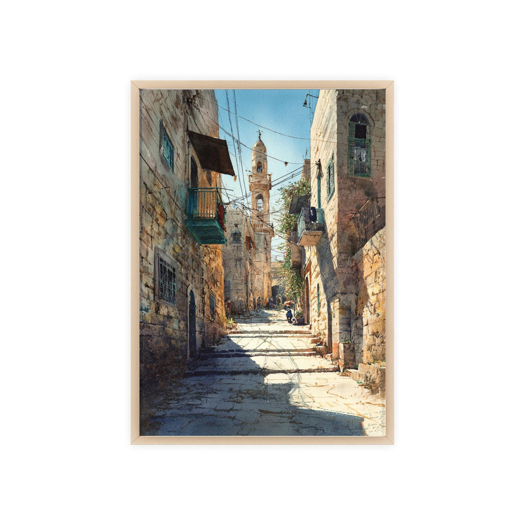 Bethlehem, Palestine – Watercolor Art Print