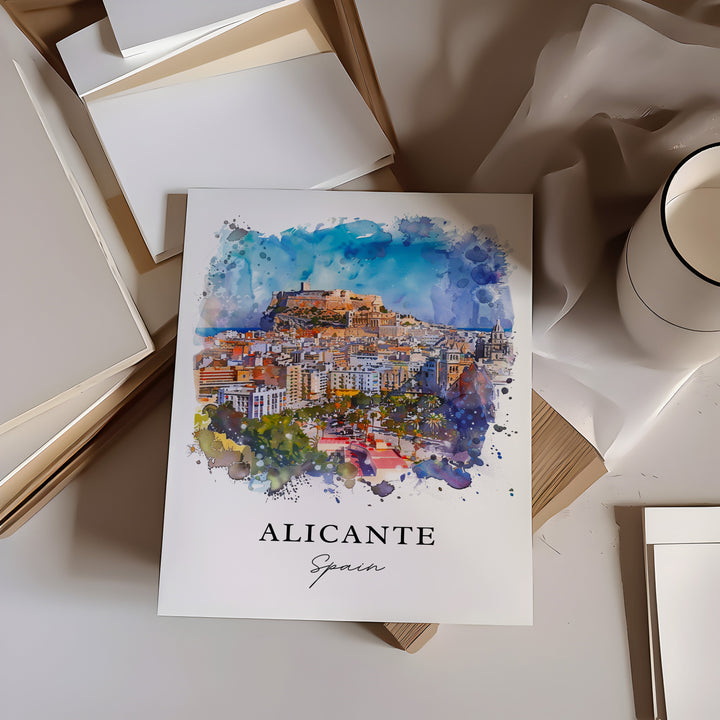 Alicante Wall Art - Spain Print