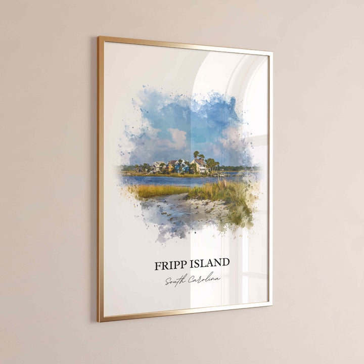 Fripp Island, South Carolina – Watercolor Art Print