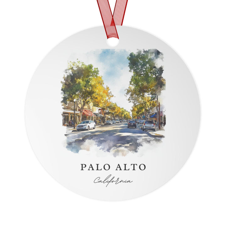 Palo Alto CA Ornament: Unique Palo Alto Souvenir, Bay Area Xmas Decor, and Authentic Palo Alto Gift