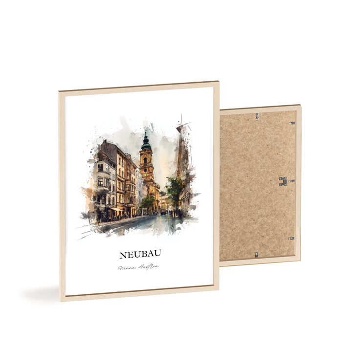 Vienna, Austria – Watercolor Art Print