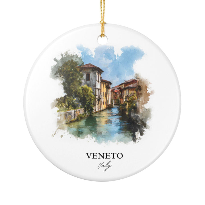 Veneto Italy Ornament: Unique Veneto Italy Souvenir, Italy Xmas Decor, and Authentic Veneto Italy Gift