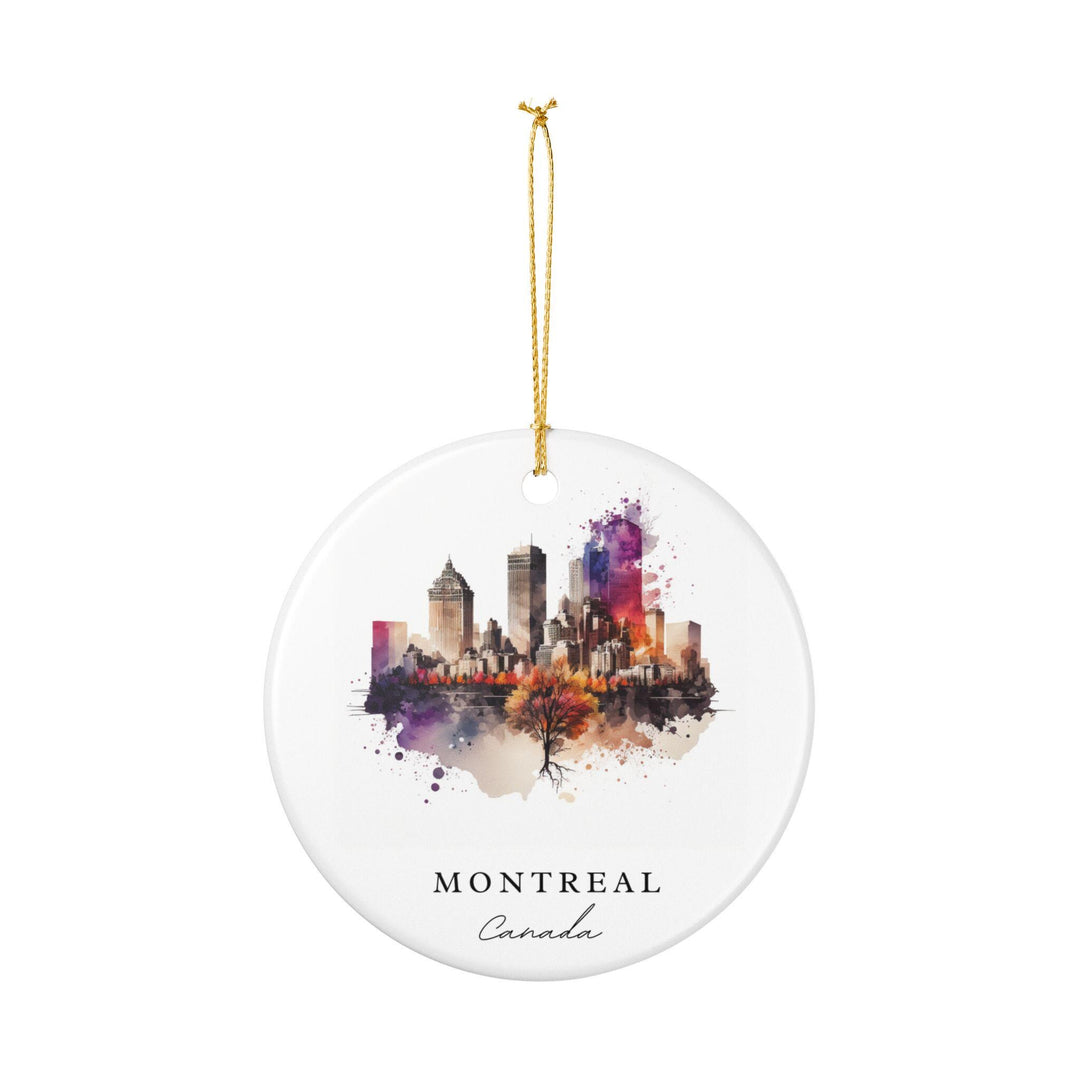 Montreal Canada Ornament: Unique Montreal Souvenir, Montreal Xmas Decor, and Authentic Montreal Canada Gift