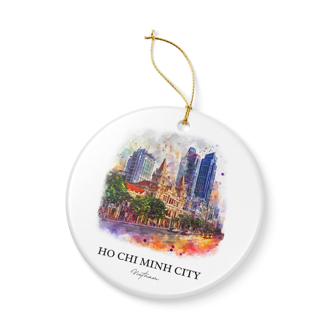 Ho Chi Minh Ornament: Unique Vietnam Souvenir, Ho Chi Minh Xmas Decor, and Authentic Ho Chi Minh City Gift