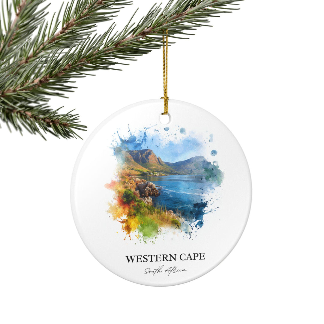 Western Cape Ornament: Unique South Africa Souvenir, Western Cape Xmas Decor, and Authentic South Africa Gift