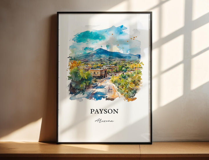 Payson AZ Wall Art - Arizona Print