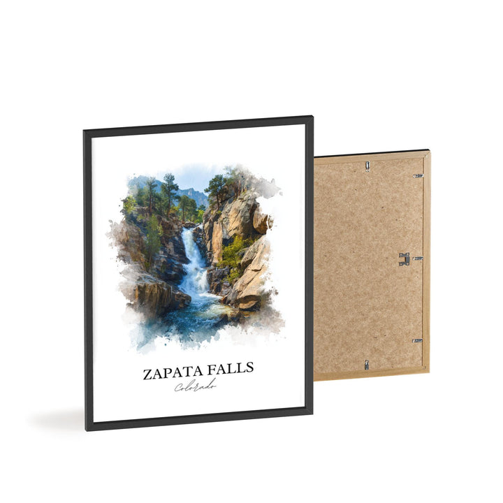 Zapata Falls Wall Art, San Luis Valley Print, Great Sand Dunes Artwork, Zapata Falls Gift, Travel Print, Travel Poster, Housewarming Gift