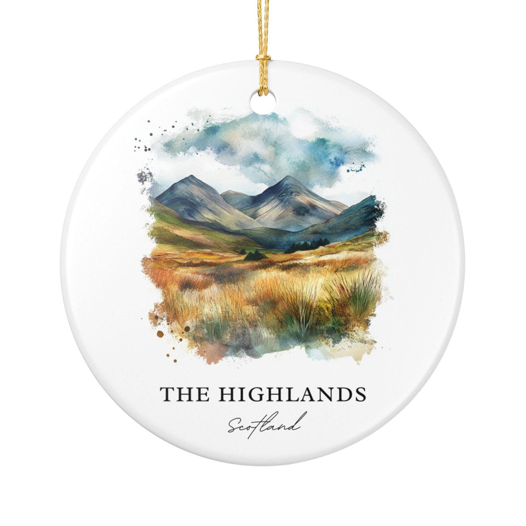 Scottish Highlands Ornament: Unique Scotland Souvenir, Scotland Xmas Decor, and Authentic Scottish Highlands Gift