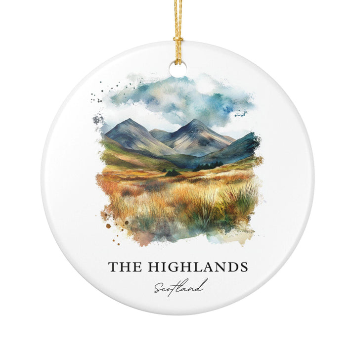 Scottish Highlands Ornament: Unique Scotland Souvenir, Scotland Xmas Decor, and Authentic Scottish Highlands Gift