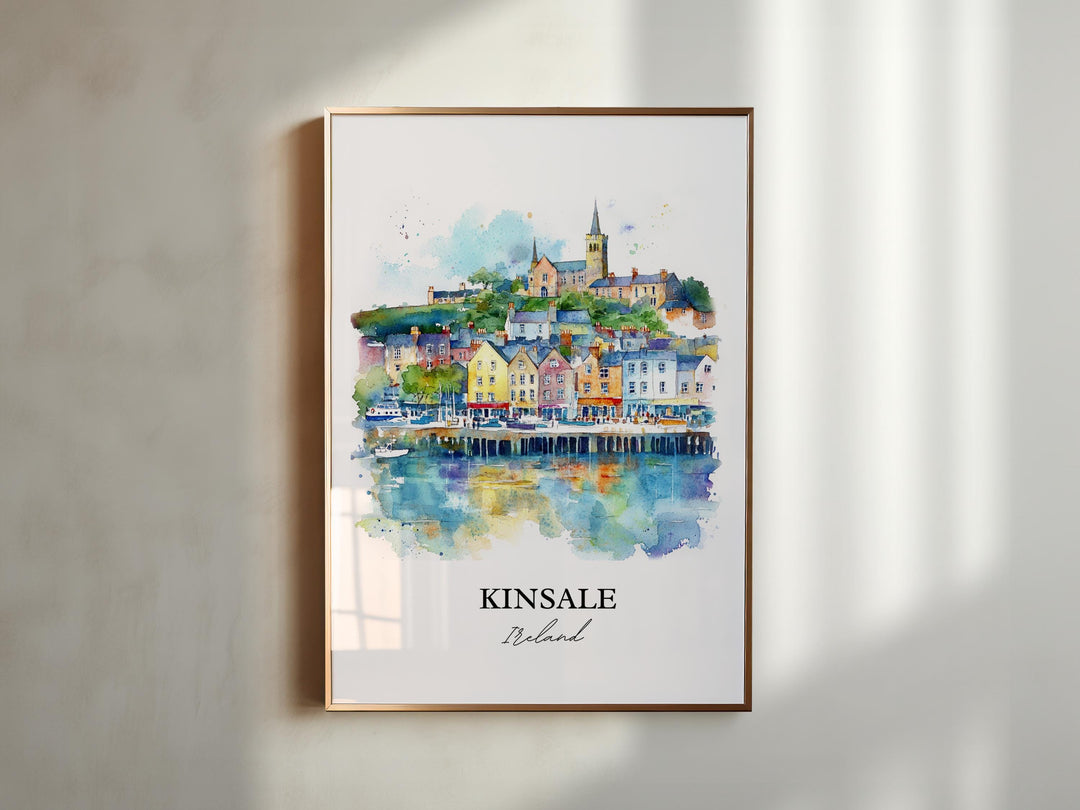 Kinsale, Ireland – Watercolor Art Print
