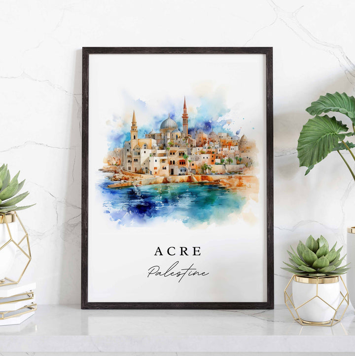 Acre Wall Art - Palestine Print