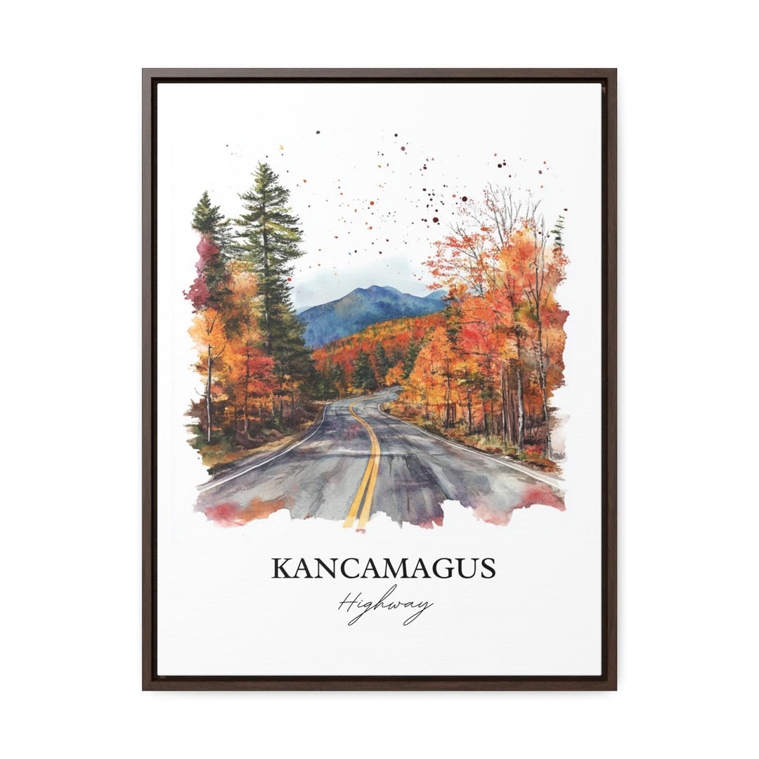 Kancamagus Highway Art, White Mountains NH Print, New Hampshire Artwork, Kancamagus Hwy Gift, Travel Print, Travel Poster, Housewarming Gift