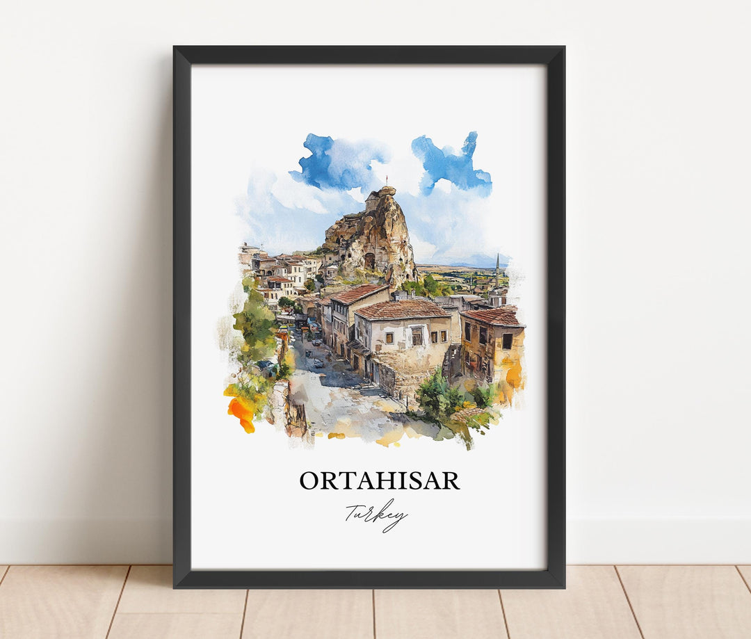 Ortahisar, Turkey – Watercolor Art Print