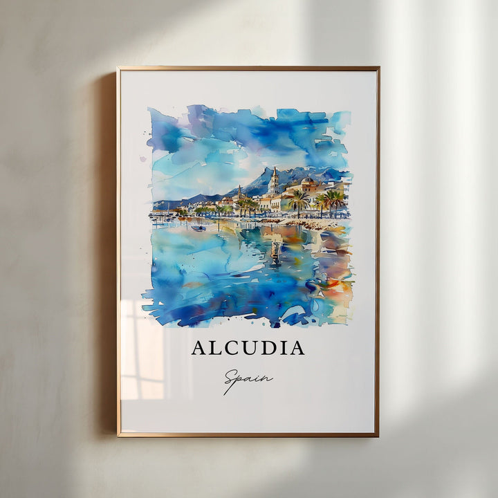 Alcudia Wall Art - Spain Print